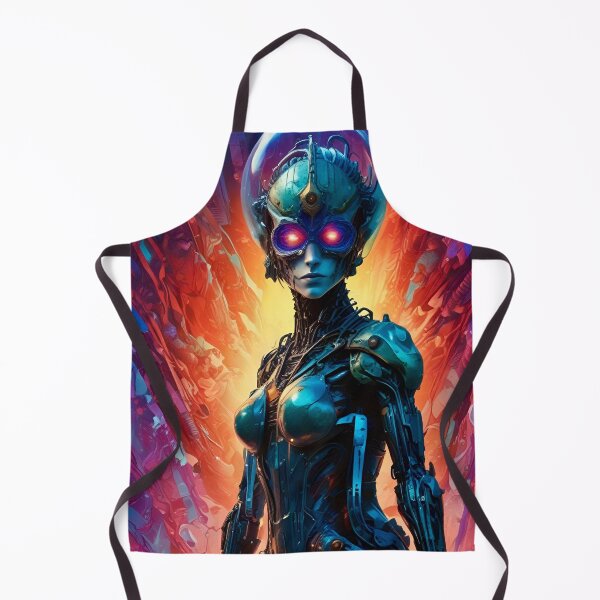 Item preview, Cyborg Queen - Sci Fi Art concept designed and sold by Delerat7.