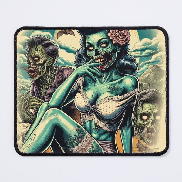 Item preview, Spooky Zombie Woman designed and sold by PulpVintage.