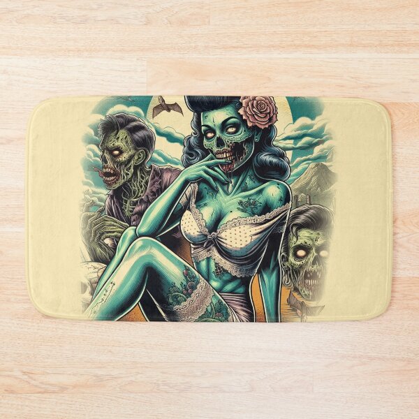 Item preview, Spooky Zombie Woman designed and sold by PulpVintage.