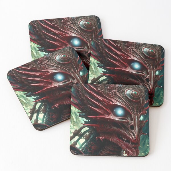 Item preview, Draconic Alien Monster - Sci Fi Art concept designed and sold by Delerat7.
