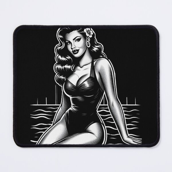 Item preview, Hot Swimsuit Woman designed and sold by PulpVintage.