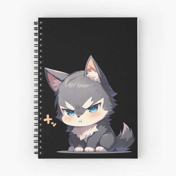 Item preview, Scowling Chibi Wolf designed and sold by A-Artistries.