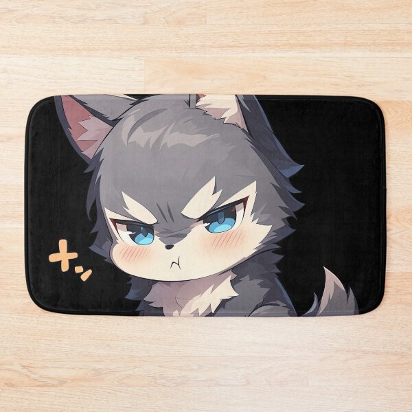 Item preview, Scowling Chibi Wolf designed and sold by A-Artistries.