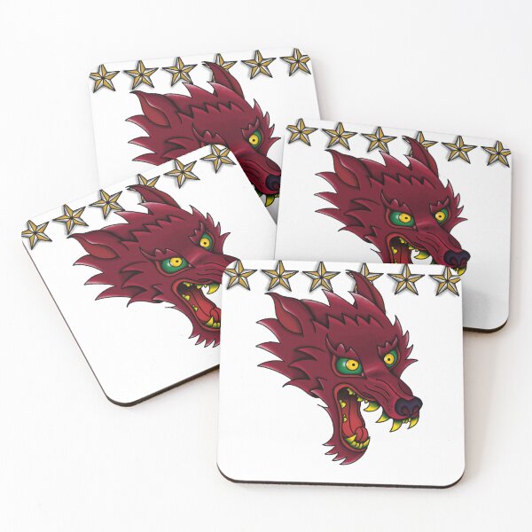 Item preview, BattleTech Clan Wolf Color American Traditional Tattoo Without Banner designed and sold by AnarchyDowns.