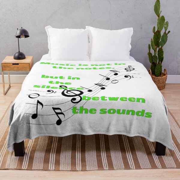 Item preview, Music is not in the notes, but in the silence between the sounds, music designed and sold by AccessibleShop.