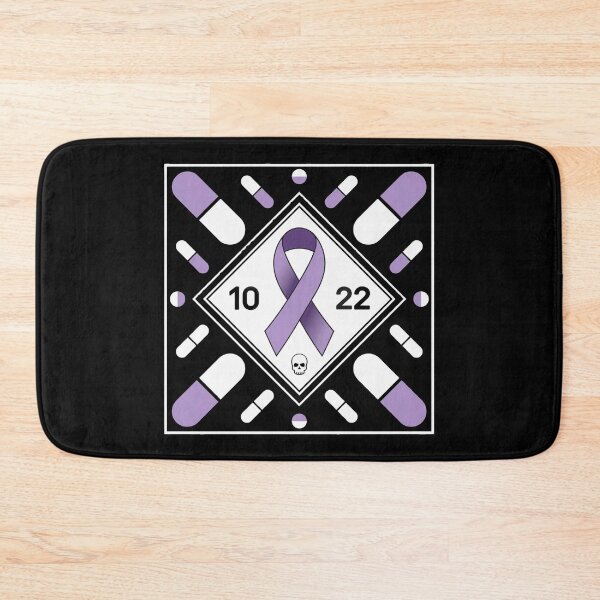 Item preview, Awareness Ribbon With Oct 22 Date - Fluoroquinolone Toxicity & Pills Graphic Tee designed and sold by BLZART.