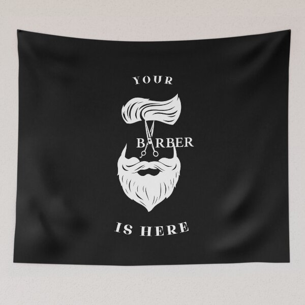 Item preview, Your Barber is here designed and sold by I'm Magdalena .