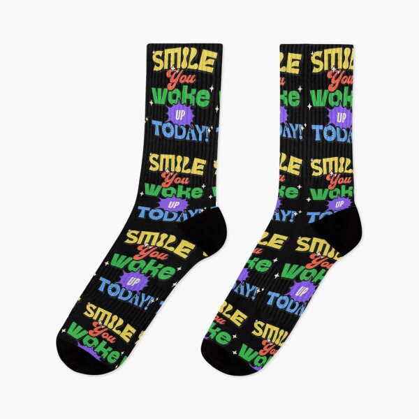 Item preview, Smile, You Woke Up Today! :) designed and sold by S4G Tees.