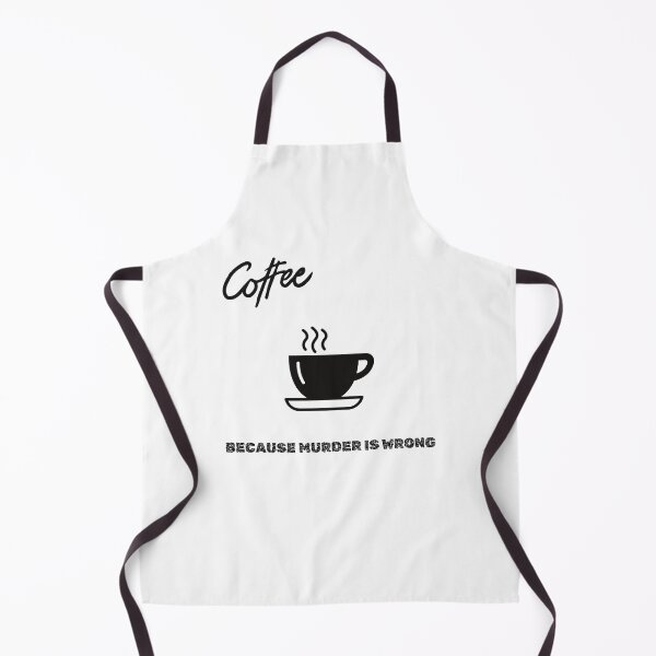 Item preview, coffee because murder is wrong designed and sold by GinnyGi.