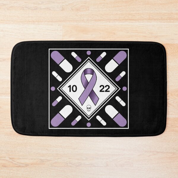 Item preview, Awareness Ribbon With Oct 22 Date - Fluoroquinolone Toxicity & Pills Graphic Tee designed and sold by BLZART.