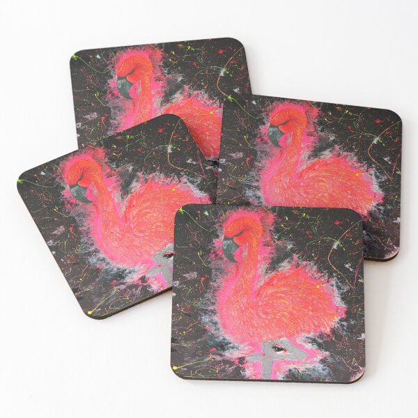 Item preview, FLAMMING HOT Metallic Pink Flamingo designed and sold by PGKINART.