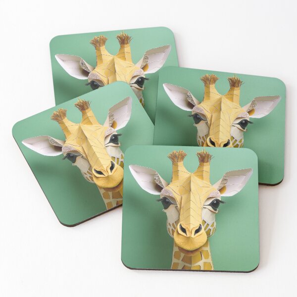Artikelvorschau, Giraffen-Papierbasteln entworfen und verkauft von Everything Random.