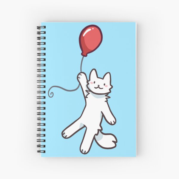Item preview, Cat Floating Away With A Balloon designed and sold by CatBucket.