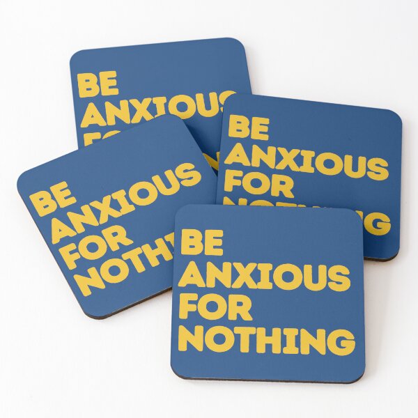 Item preview, Be Anxious For Nothing  | Home Decor Merch Fandom Small Support | HECKINFAROUT  designed and sold by Two Otters Co.