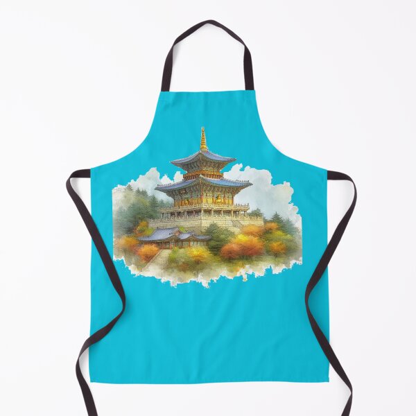 Item preview, Beopjusa Temple 3D Sketch - The Majestic Temple of Songnisan , designed and sold by PaintMeWorld.