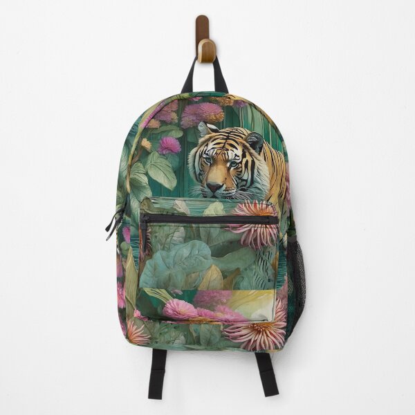Item preview, Tiger and Flowers, Jungle Animal Decor, Floral , Nature Print, jungleTheme designed and sold by lepetitgekko.