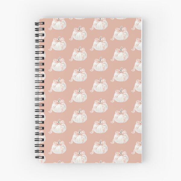 Item preview, Sketch of a white pumpkin with a light pink coquette style bow on top designed and sold by JMMDesigns55.