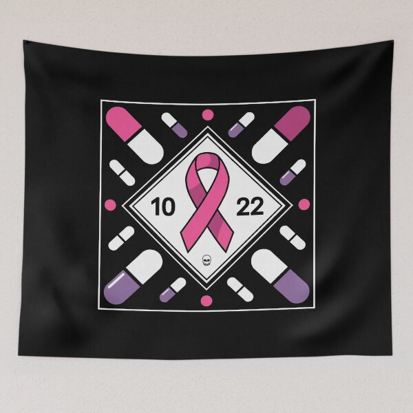 Item preview, Awareness Ribbon With Oct 22 Date - Fluoroquinolone Toxicity & Pills Graphic Tee designed and sold by BLZART.