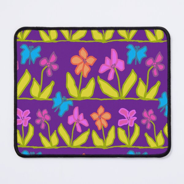 Item preview, Child like flowers on purple designed and sold by MarySchwindt.
