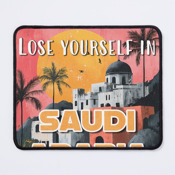 Item preview, Saudi Arabia Travel Poster - Desert designed and sold by Minuitvagabond.