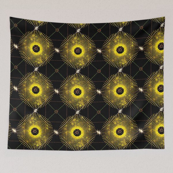 Item preview, Hand Drawn Gold Spiral Mandala designed and sold by Victoria Rose.