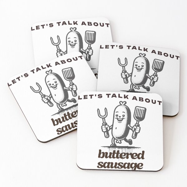 Item preview, let's talk about buttered sausage designed and sold by BleesTees.