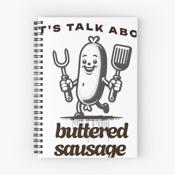 Item preview, let's talk about buttered sausage designed and sold by BleesTees.