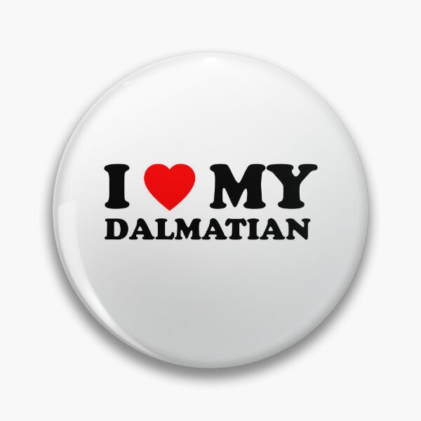 Item preview, I Love My Dalmatian Heart Dog Gift designed and sold by Guarddogdrive.
