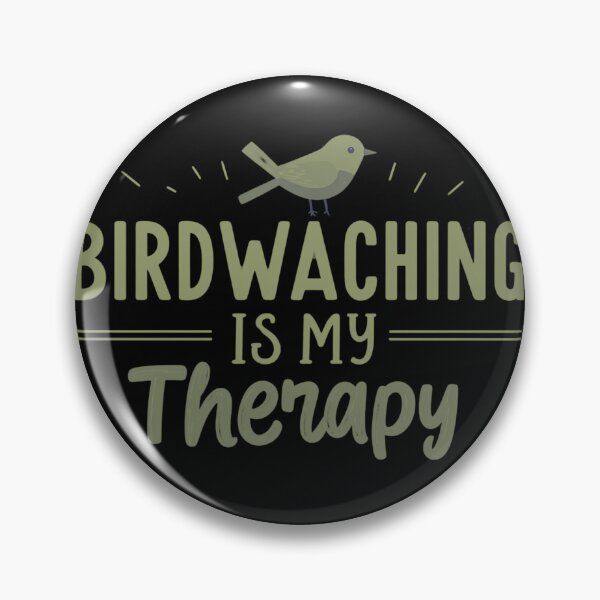 Item preview, BIRDWATCHING IS MY THERAPHY -GREEN designed and sold by FitEnvy.