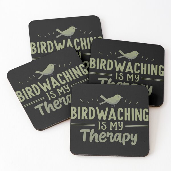 Item preview, BIRDWATCHING IS MY THERAPHY -GREEN designed and sold by FitEnvy.