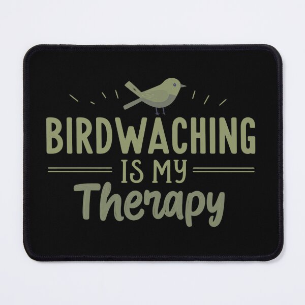 Item preview, BIRDWATCHING IS MY THERAPHY -GREEN designed and sold by FitEnvy.