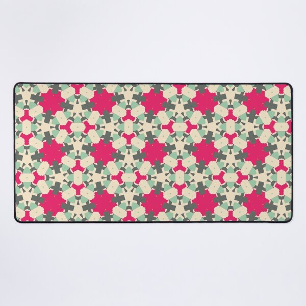 Item preview, Geometric Modern Abstract Doodle Pattern Sage Fuchsia Mint Retro Style. Geo Doodle No.11 Variation No.10 designed and sold by MirabiliaMagpie.