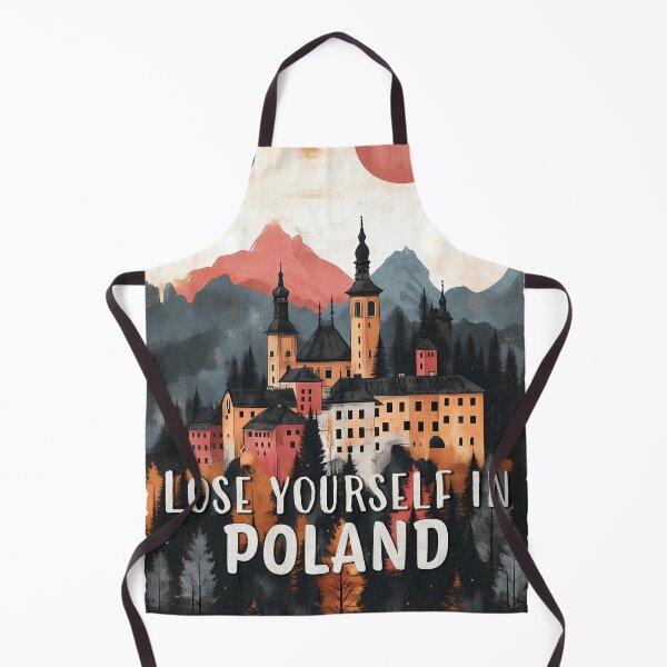 Item preview, Poland Travel Poster - Historic Castle & Landscapes designed and sold by Minuitvagabond.