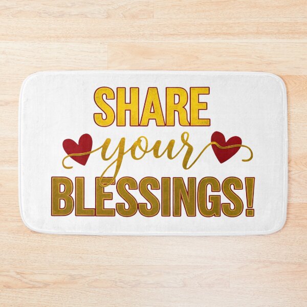 Item preview, Share Your Blessings: A Heartfelt Message of Generosity And Gratitude designed and sold by elynne9.