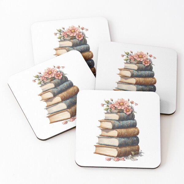 Item preview, Vibrant Prismatic Floral Book Pile designed and sold by Mechanical-Artt.