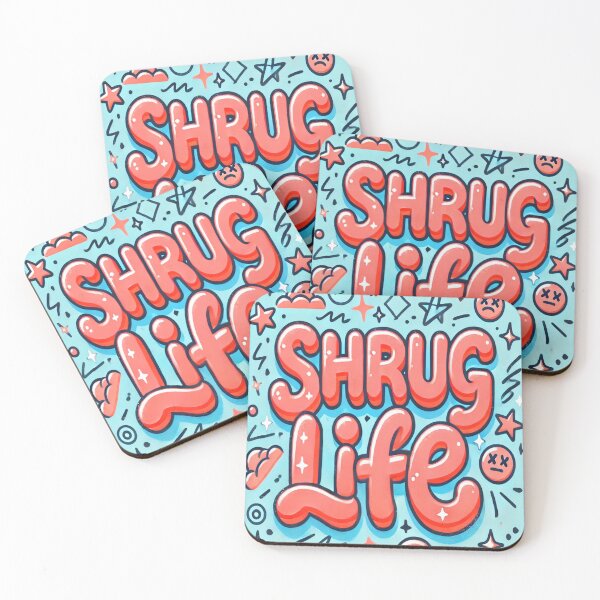 Item preview, Shrug Life designed and sold by TrueMotion.