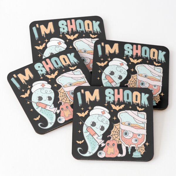 Item preview, I'm Shook Ghost & Eyeballs designed and sold by Miniouka.