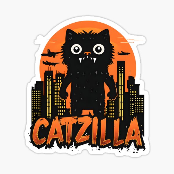Item preview, Catzilla happy Halloween designed and sold by ozotron2027.