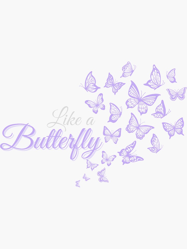 Thumbnail 3 von 3, Sticker, Wie ein Schmetterling ... BTS designt und verkauft von shelbyw24.