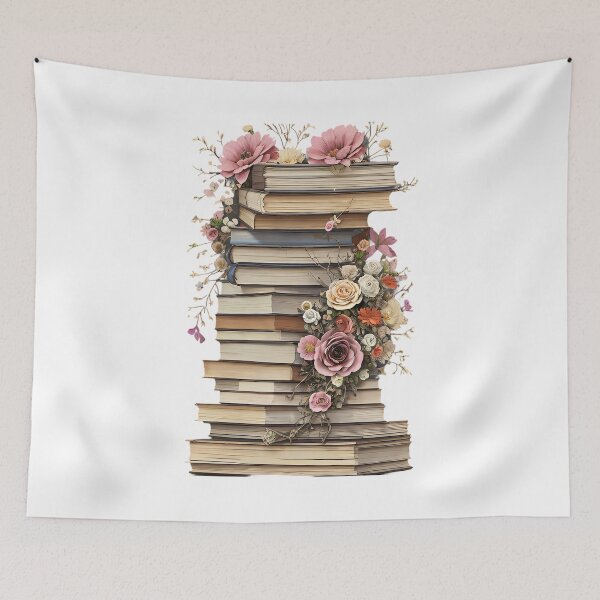 Item preview, Peaceful Sfumato Floral Book Illustration designed and sold by Mechanical-Artt.