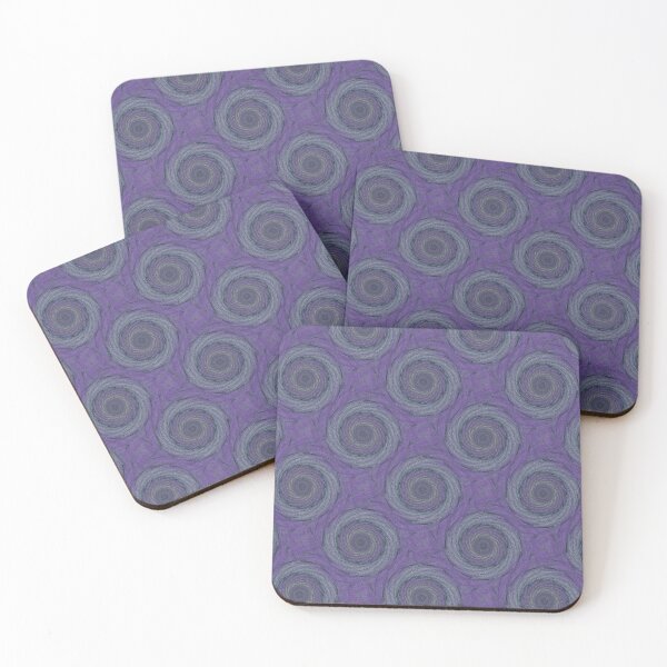 Item preview, Bohemian Mandala Crop Circles in Purple designed and sold by Artistestella.
