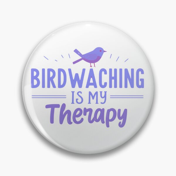 Item preview,  BIRDWATCHING IS MY THERAPHY -PURPLE designed and sold by FitEnvy.