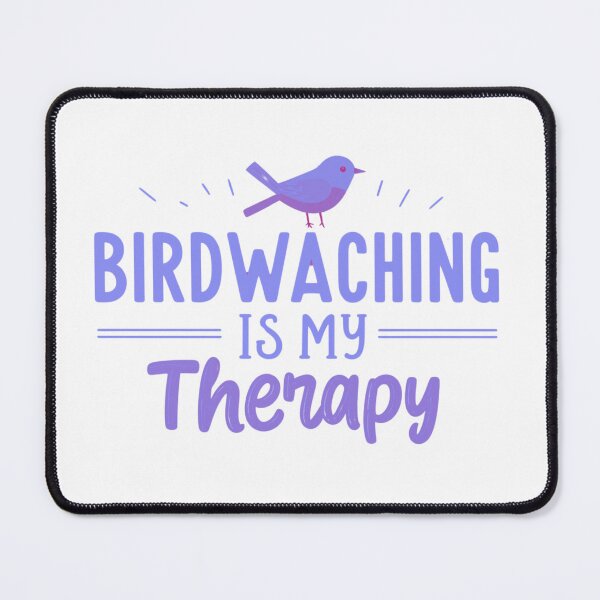 Item preview,  BIRDWATCHING IS MY THERAPHY -PURPLE designed and sold by FitEnvy.