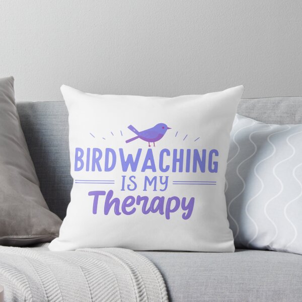 Artikelvorschau, Vogelbeobachtung ist meine Therapie - lila entworfen und verkauft von FitEnvy.