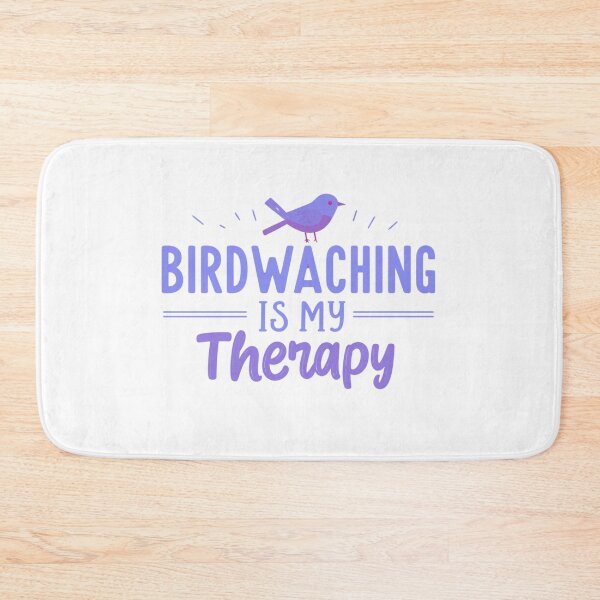 Item preview,  BIRDWATCHING IS MY THERAPHY -PURPLE designed and sold by FitEnvy.