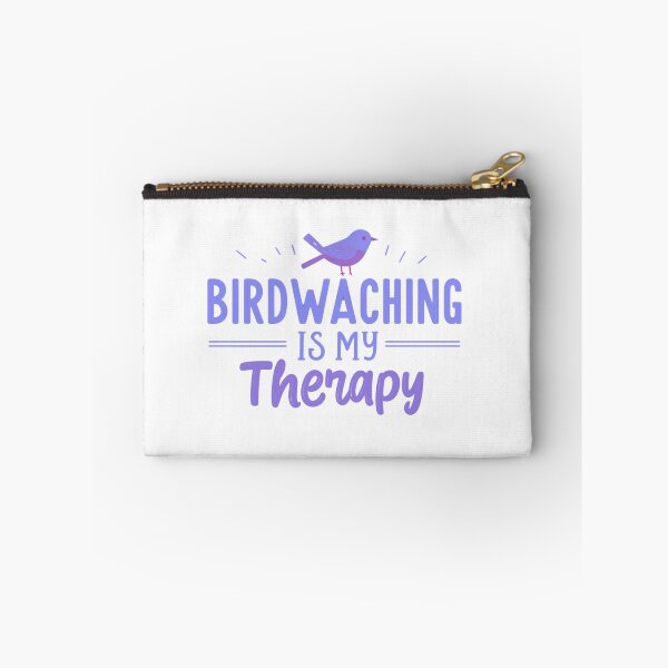 Item preview,  BIRDWATCHING IS MY THERAPHY -PURPLE designed and sold by FitEnvy.