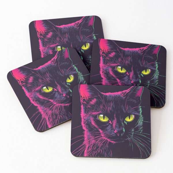 Item preview, Beautiful neon cat designed and sold by valerko26.
