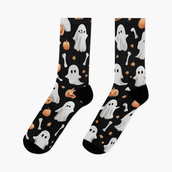 Item preview, HALLOWEEN PATTERN 02 / Gift items and personal use / Halloween, Pumpkin, Bones, Bat, Spider, Spooky, Scary, Funny, Horror, Orange, Black, White, Dark, Art designed and sold by LumDesignArt.
