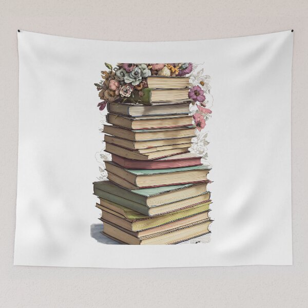 Item preview, Serene Sfumato Book and Floral Illustration designed and sold by Mechanical-Artt.