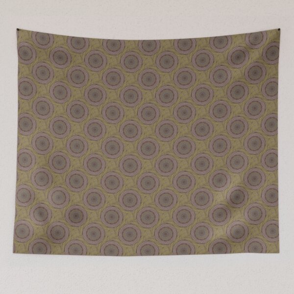 Item preview, Bohemian Mandala Crop Circles in Yellow designed and sold by Artistestella.